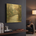 'Shades of Autumn' By Diane Romanello Gold Metal Wall Art