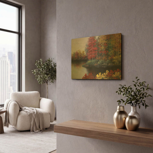 'R818D - Changes' By Diane Romanello Gold Metal Wall Art