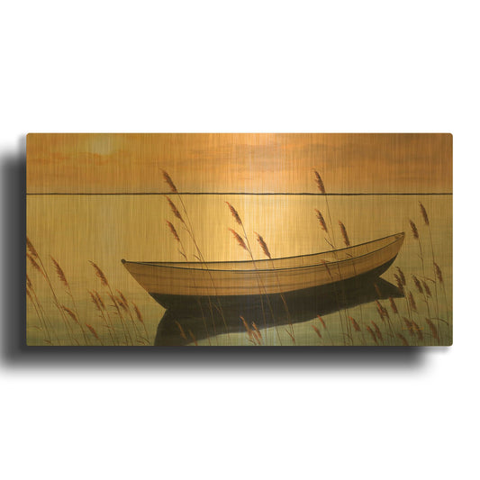 'R867D - Trading Places' By Diane Romanello Gold Metal Wall Art
