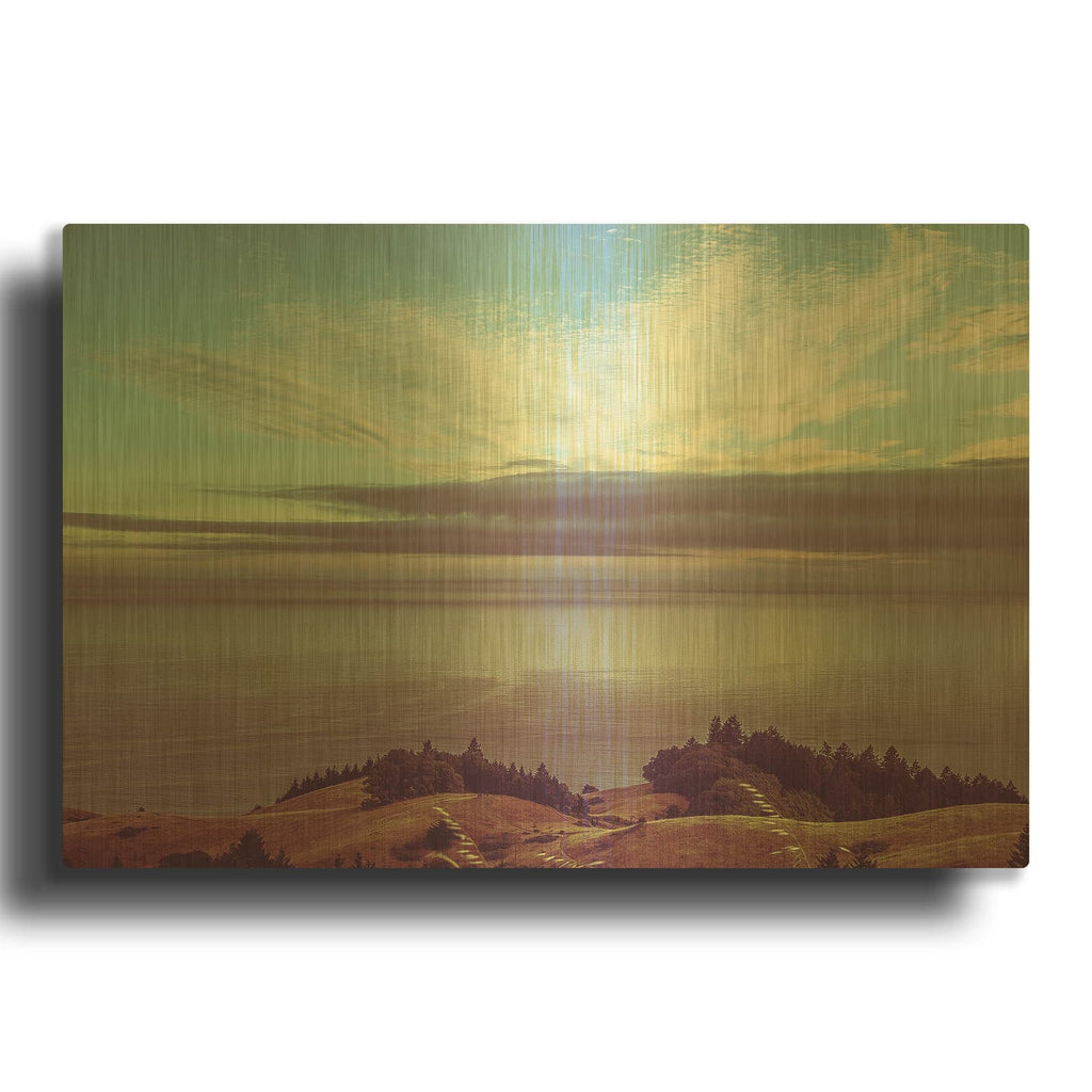 'Pulls at My Soul' By Eunika Rogers Gold Metal Wall Art