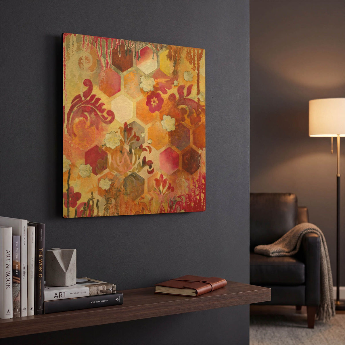 'Eurydice' By Heather Noel Robinson Gold Metal Wall Art