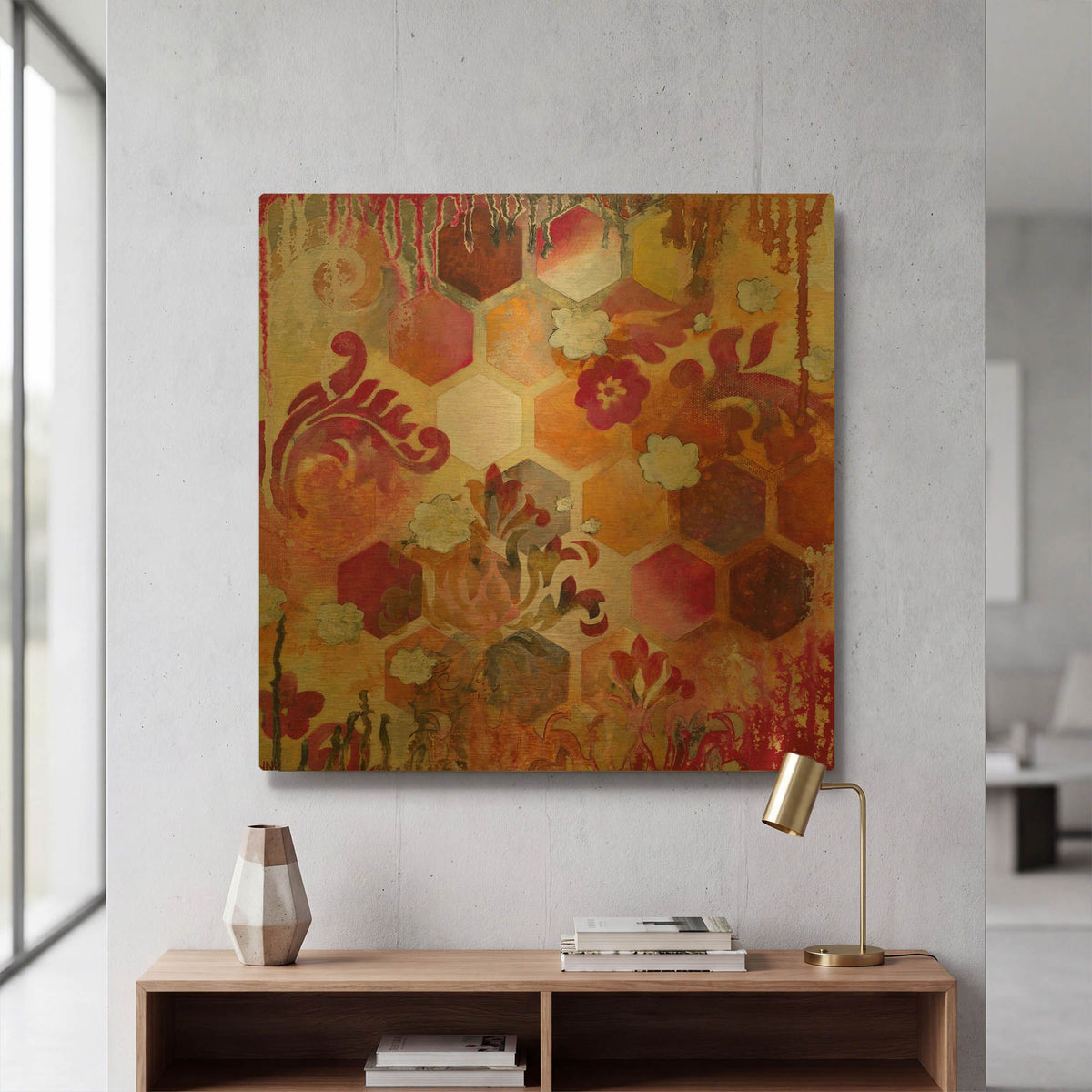 'Eurydice' By Heather Noel Robinson Gold Metal Wall Art