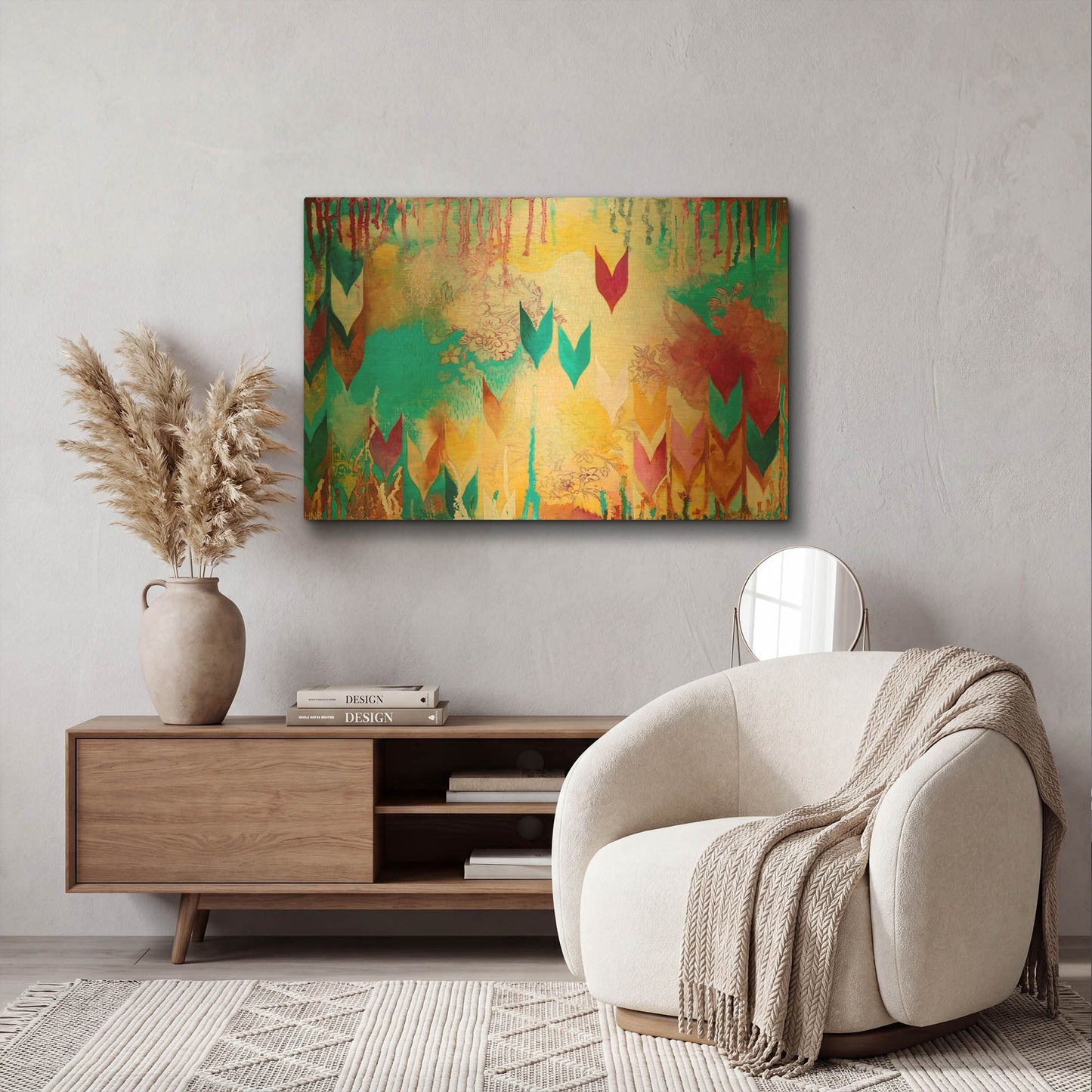 'Life is Good' By Heather Noel Robinson Gold Metal Wall Art
