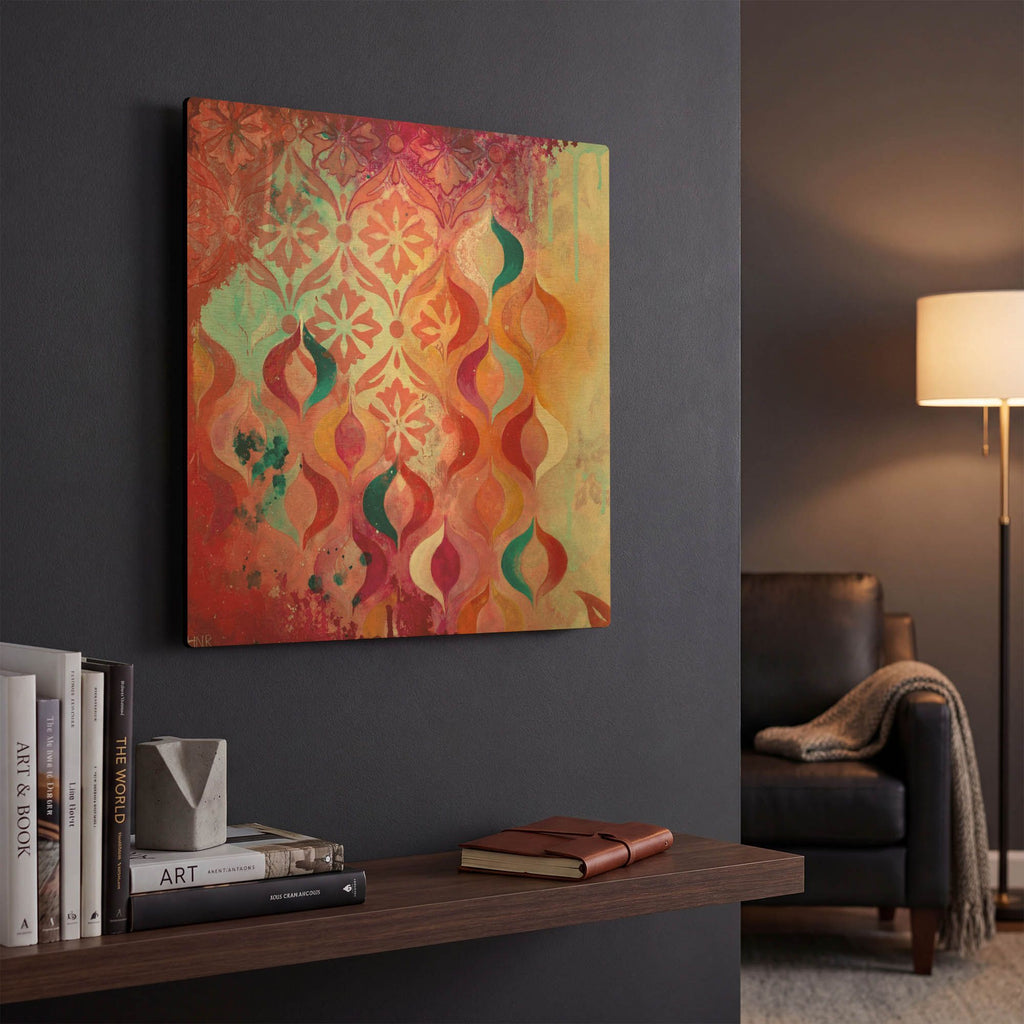 'Sweet Hot' By Heather Noel Robinson Gold Metal Wall Art