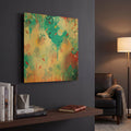 'Tranquil Eden 4' By Heather Noel Robinson Gold Metal Wall Art