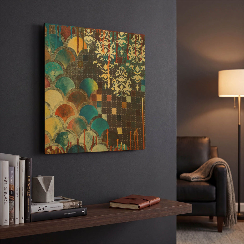 'Gingko' By Heather Noel Robinson Gold Metal Wall Art