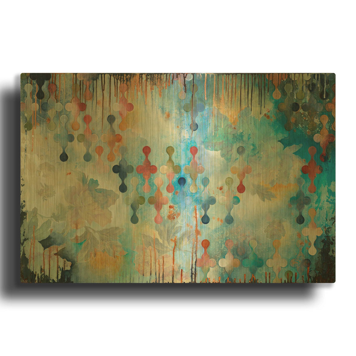 'Utter Civility' By Heather Noel Robinson Gold Metal Wall Art