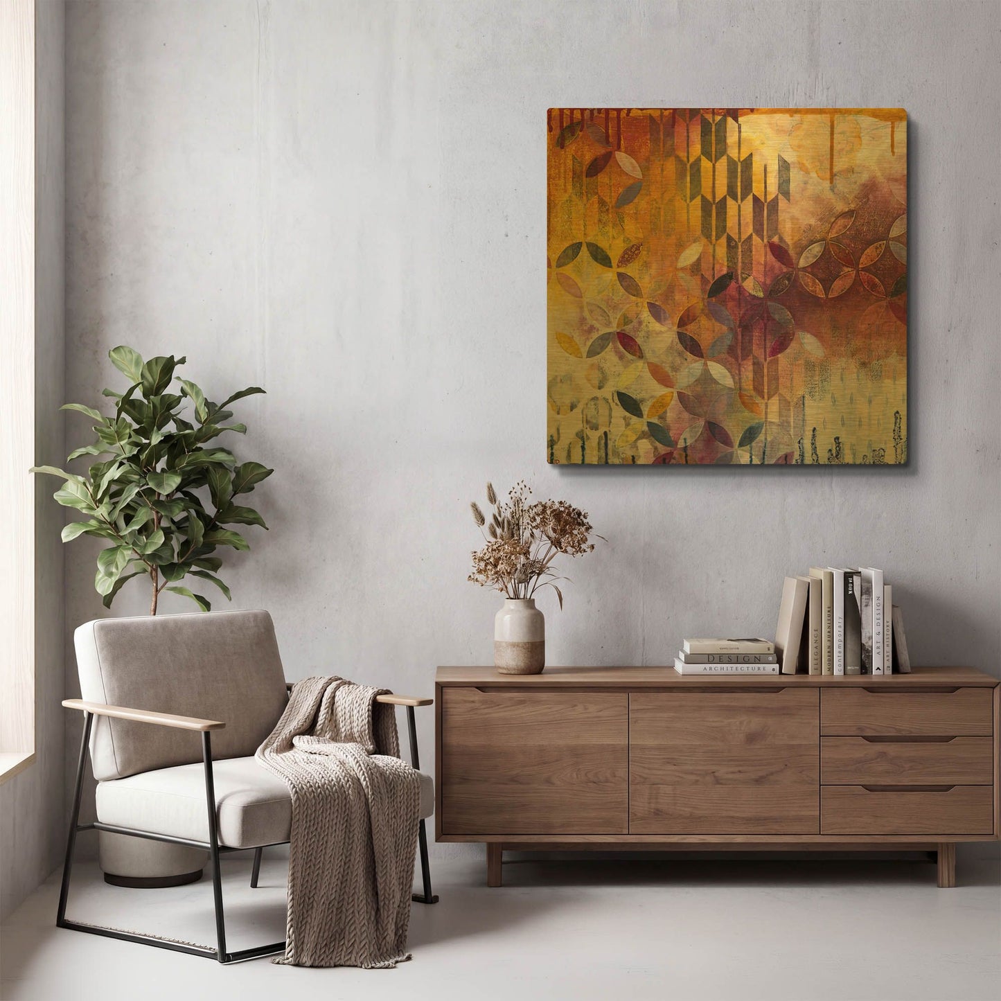 'Confidently' By Heather Noel Robinson Gold Metal Wall Art