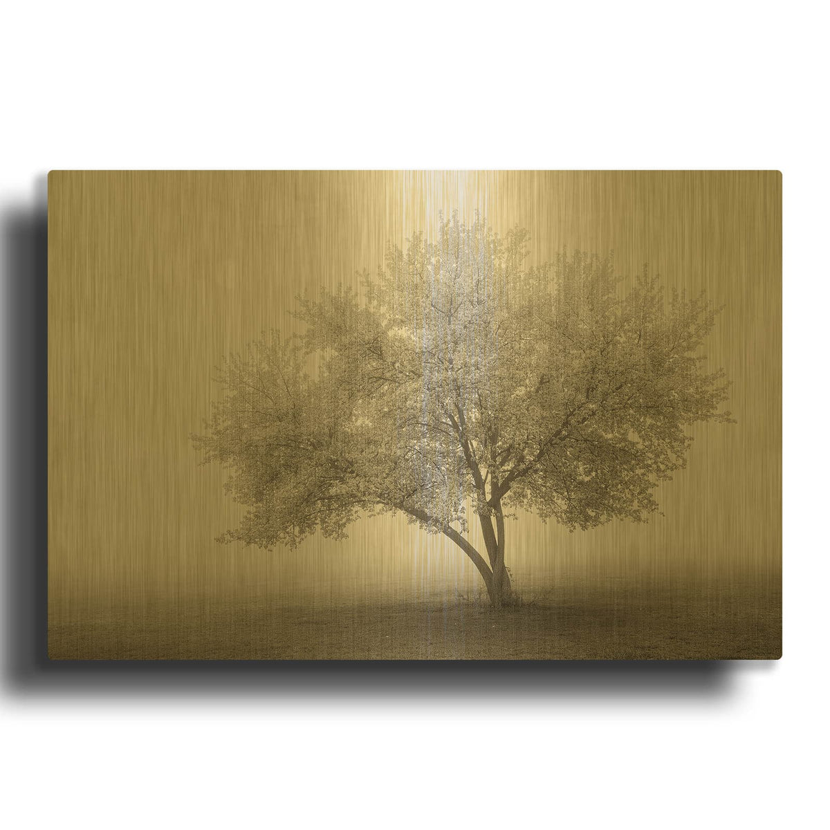 'Forever Spring' By Igor Svibilsky Gold Metal Wall Art