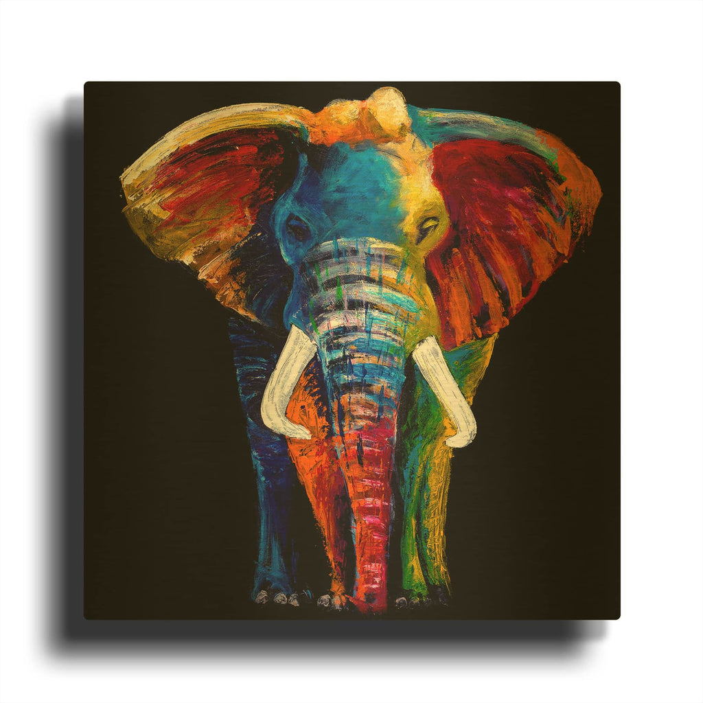 'Great Elephant' By Incado Gold Metal Wall Art