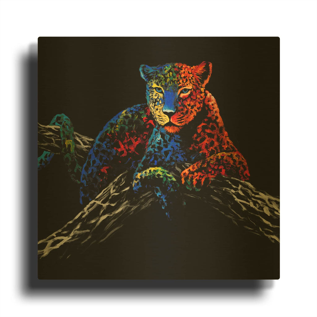'The Cheetah' By Incado Gold Metal Wall Art