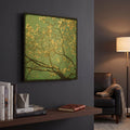 'S1112D - Reach' By Irene Suchocki Gold Metal Wall Art