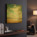 'S1113D - Letting Go of Time' By Irene Suchocki Gold Metal Wall Art