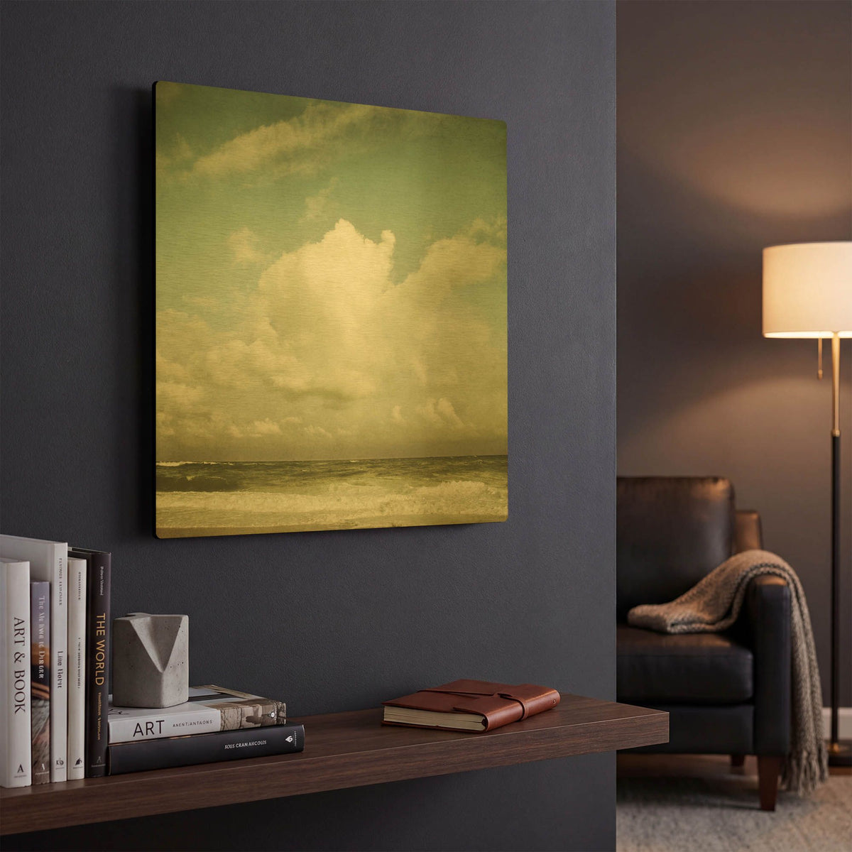 'S1117D' By Irene Suchocki Gold Metal Wall Art