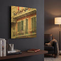 'S1125D - Iron Lace VII' By Irene Suchocki Gold Metal Wall Art