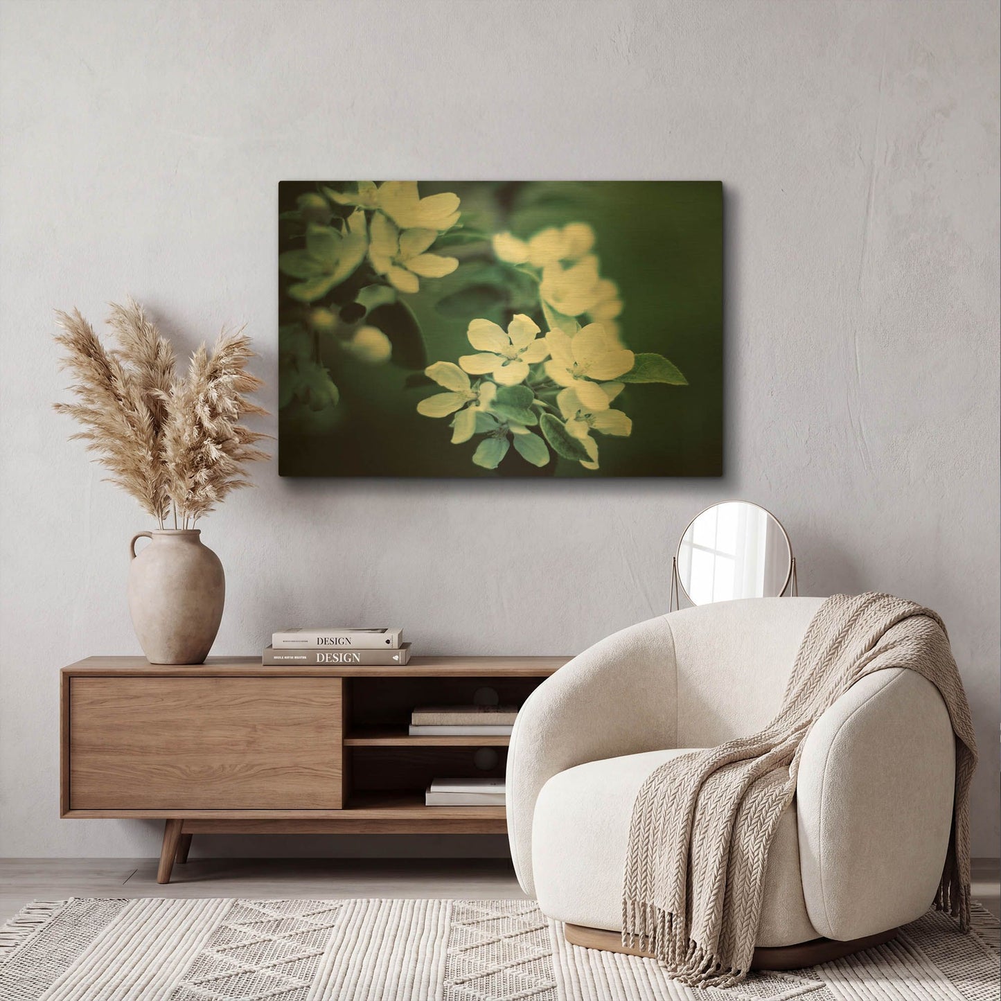 'S1127D - The Midnight Garden II' By Irene Suchocki Gold Metal Wall Art
