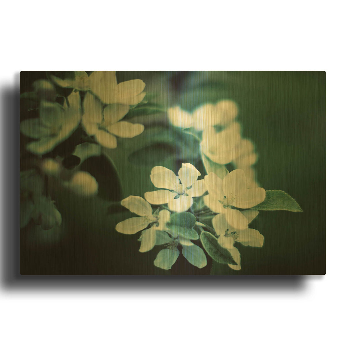 'S1127D - The Midnight Garden II' By Irene Suchocki Gold Metal Wall Art