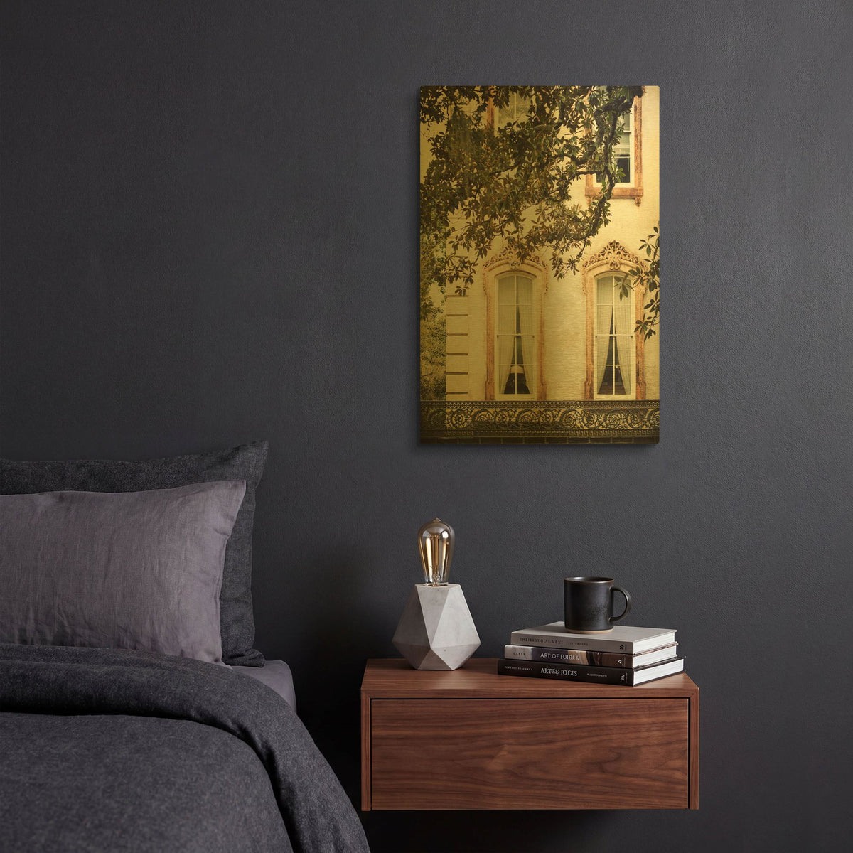'S1128D - Savannah Charm I' By Irene Suchocki Gold Metal Wall Art