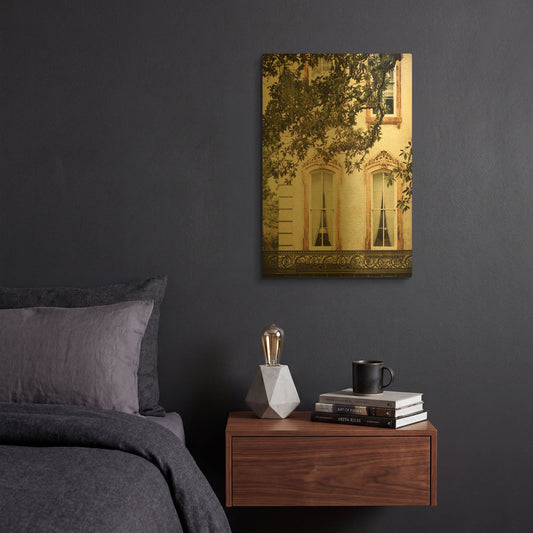 'S1128D - Savannah Charm I' By Irene Suchocki Gold Metal Wall Art