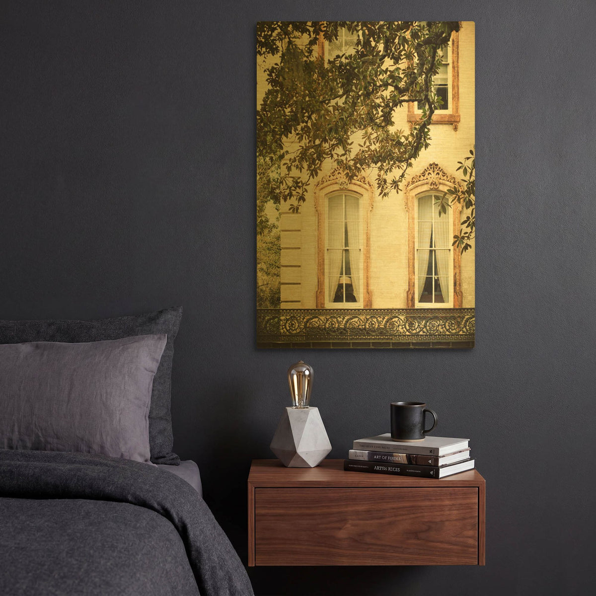 'S1128D - Savannah Charm I' By Irene Suchocki Gold Metal Wall Art