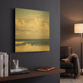 'S1191D - Out to Sea' By Irene Suchocki Gold Metal Wall Art