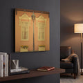 'S1192D - Southern Charm' By Irene Suchocki Gold Metal Wall Art