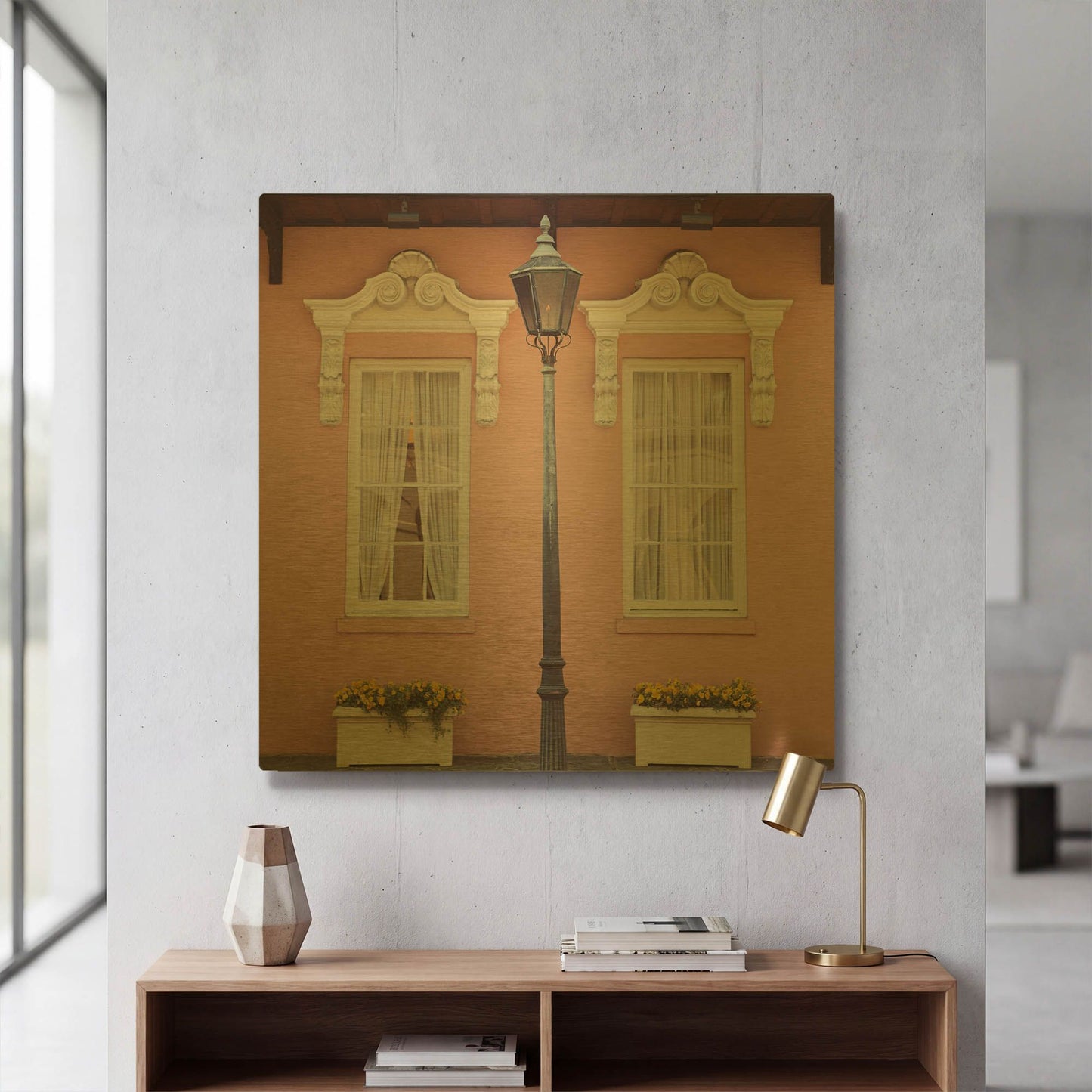 'S1192D - Southern Charm' By Irene Suchocki Gold Metal Wall Art
