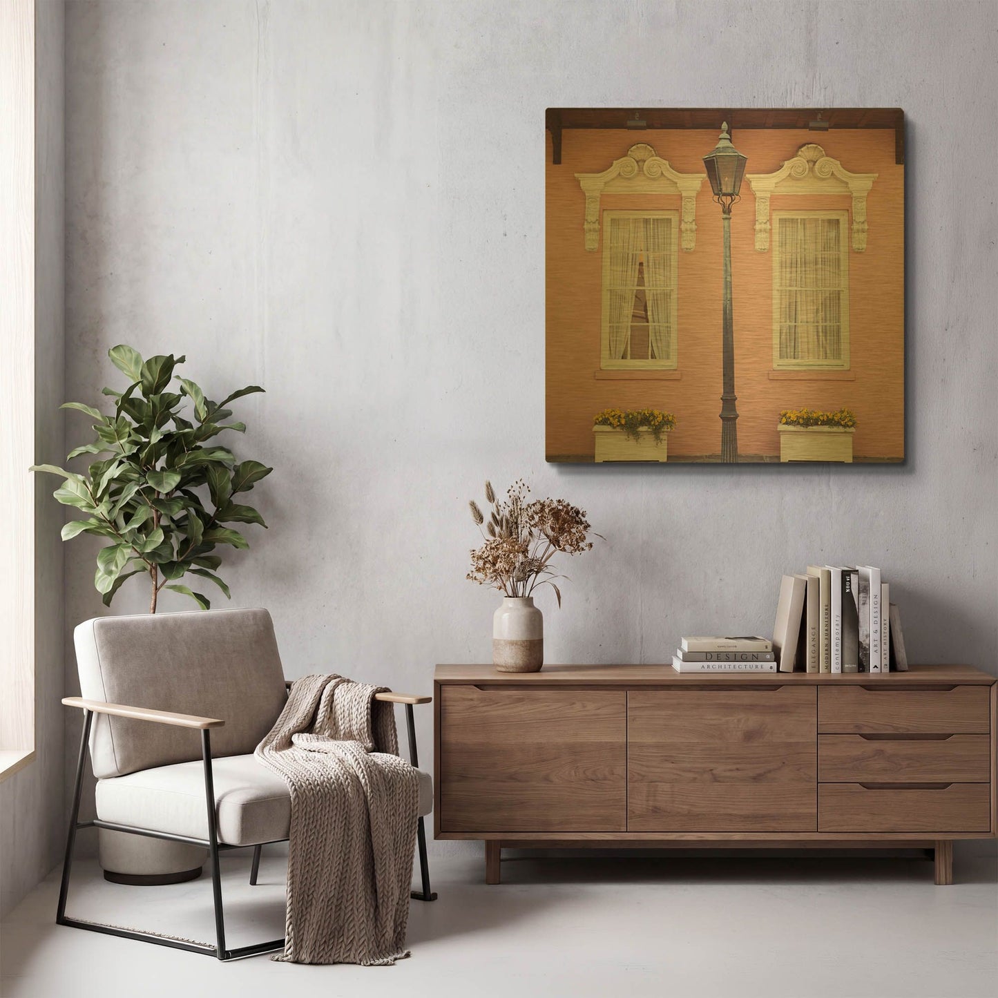 'S1192D - Southern Charm' By Irene Suchocki Gold Metal Wall Art