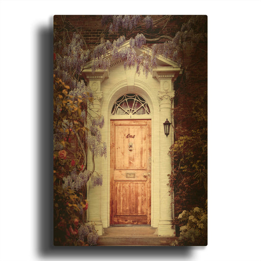 'S1194D - Dream Home' By Irene Suchocki Gold Metal Wall Art