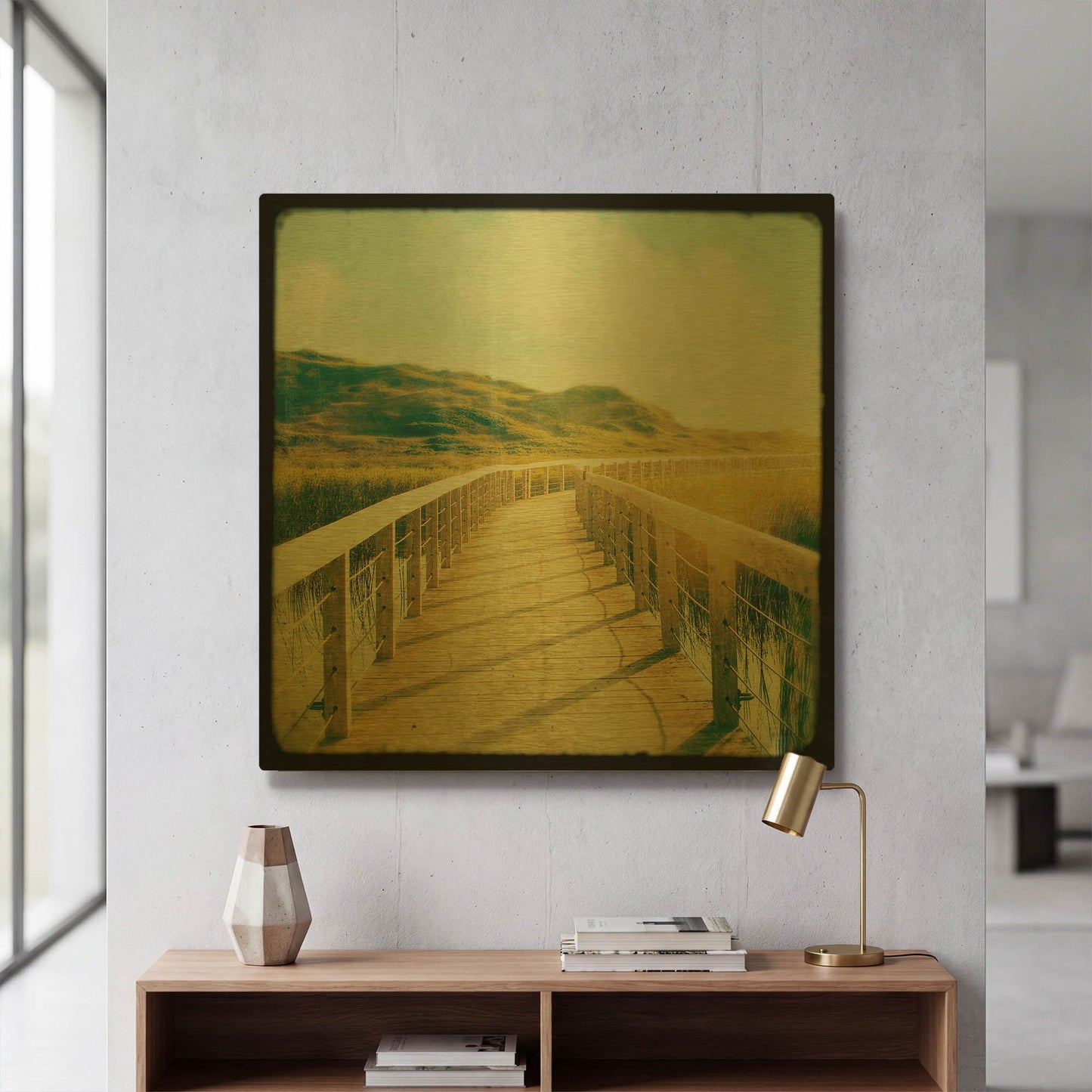 'S1305D - Start Where You Are' By Irene Suchocki Gold Metal Wall Art