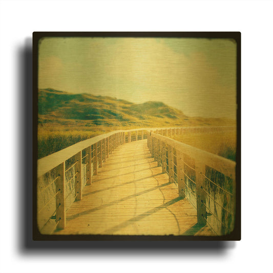 'S1305D - Start Where You Are' By Irene Suchocki Gold Metal Wall Art