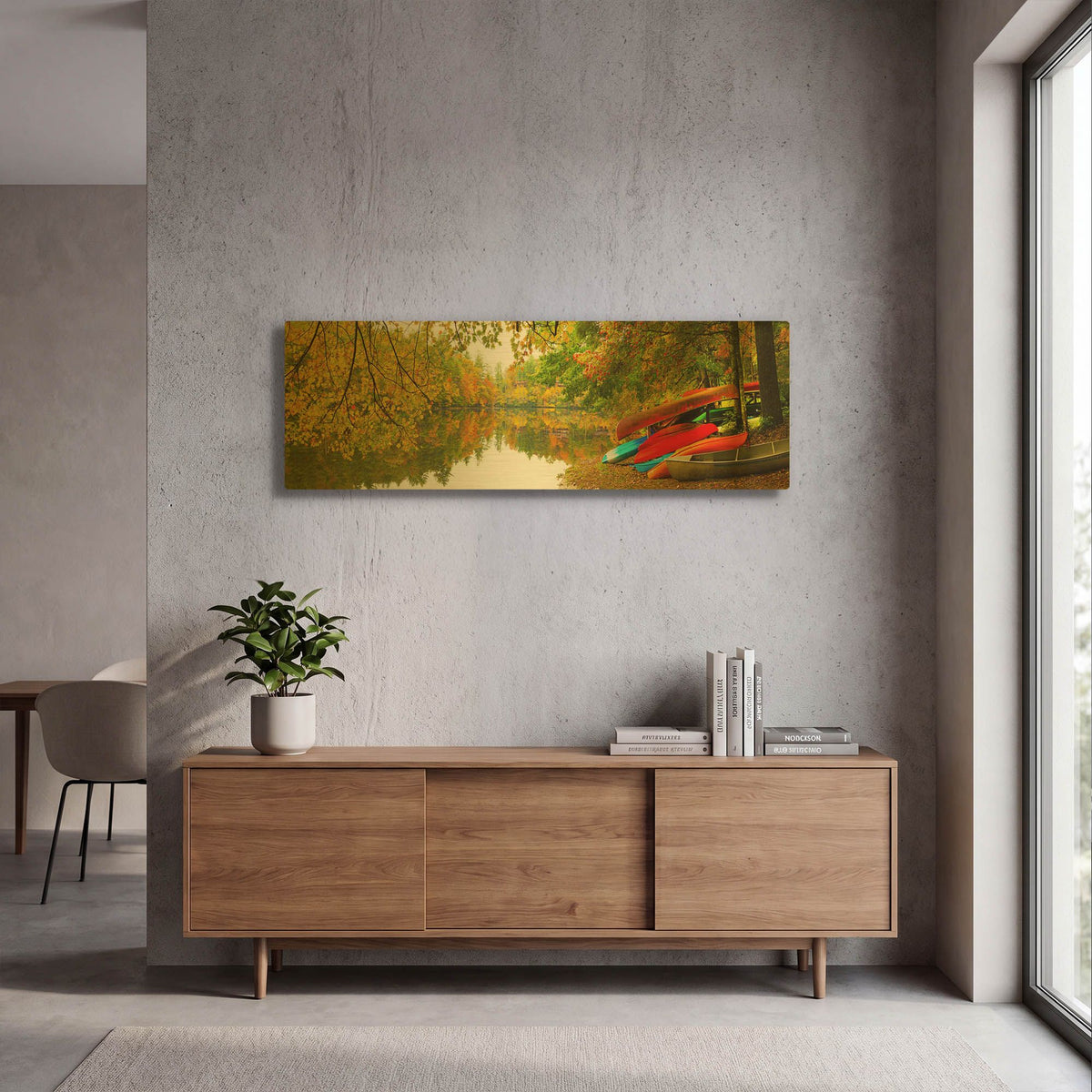 'Autumn Fleet' By Jack Reed Gold Metal Wall Art