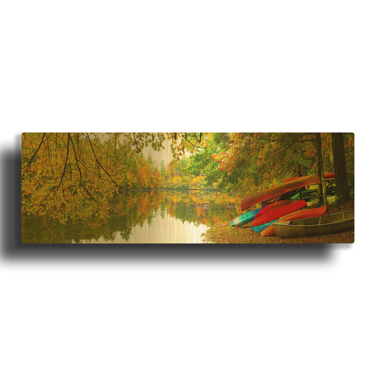 'Autumn Fleet' By Jack Reed Gold Metal Wall Art