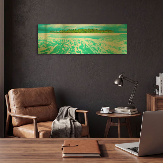 'Castaway' By Jack Reed Gold Metal Wall Art