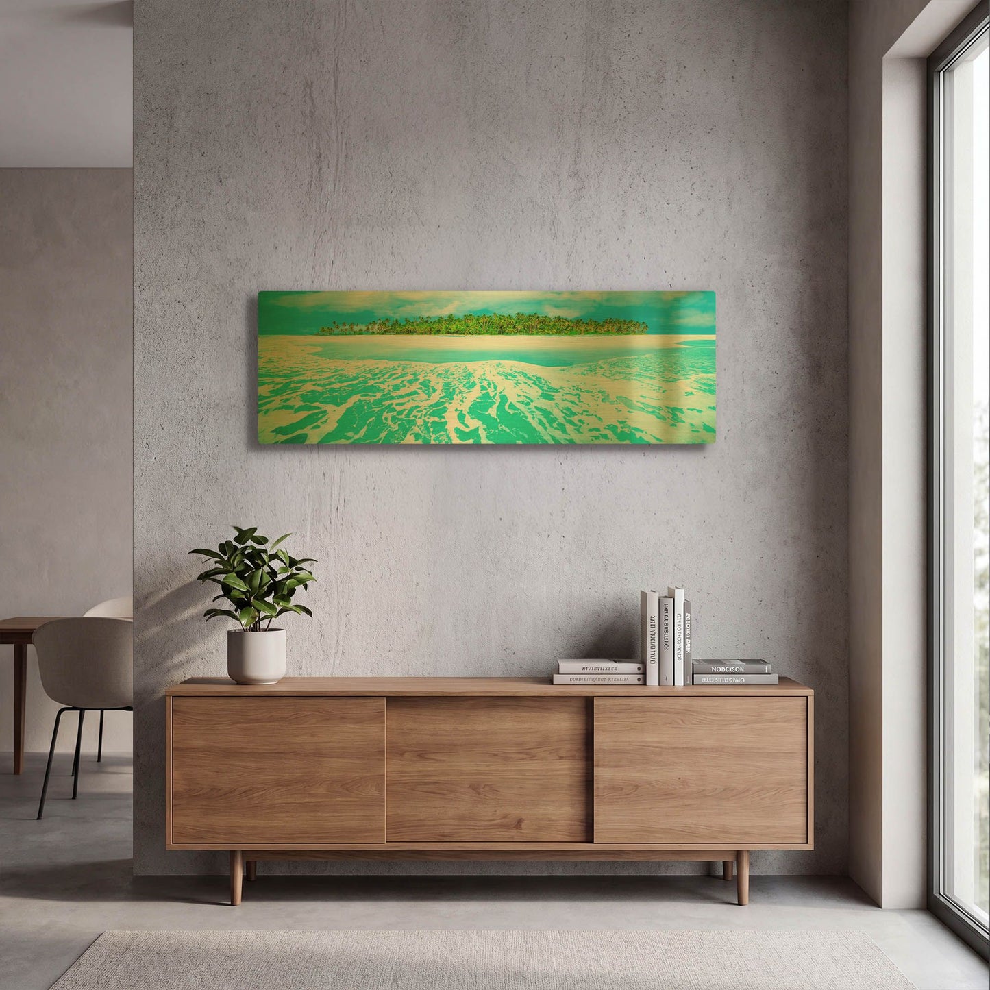'Castaway' By Jack Reed Gold Metal Wall Art