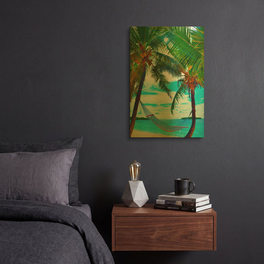 'Coconut Sun' By Jack Reed Gold Metal Wall Art