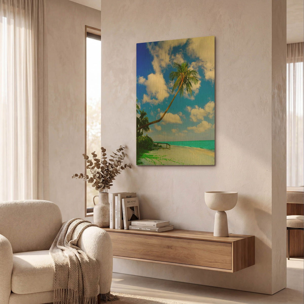 'Sanibel Island' By Jack Reed Gold Metal Wall Art