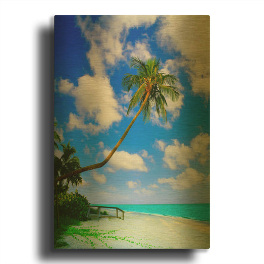 'Sanibel Island' By Jack Reed Gold Metal Wall Art