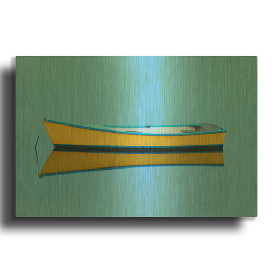 'Yellow Girl' By Jack Reed Gold Metal Wall Art