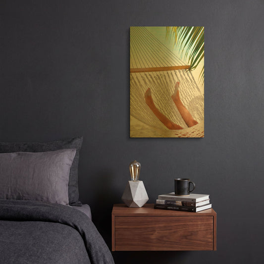 'Exhale' By Jack Reed Gold Metal Wall Art