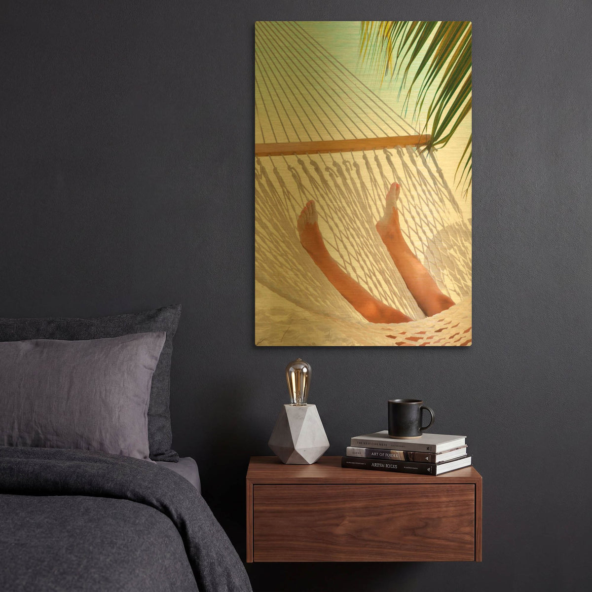 'Exhale' By Jack Reed Gold Metal Wall Art