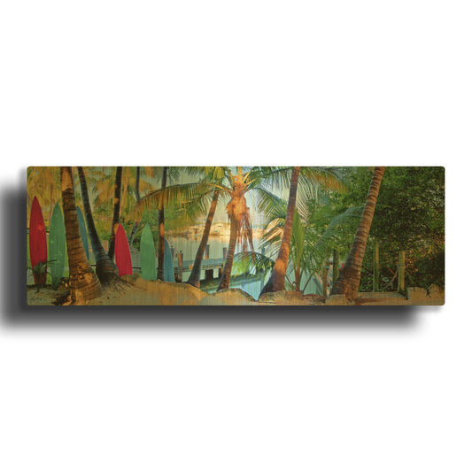 'Island Style' By Jack Reed Gold Metal Wall Art