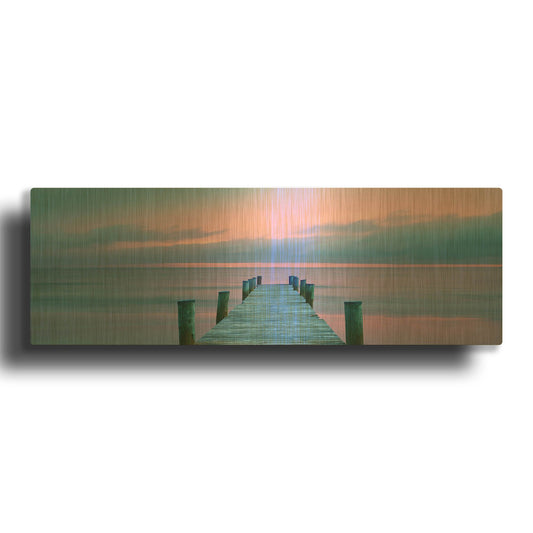 'Into Infinity' By Jack Reed Gold Metal Wall Art