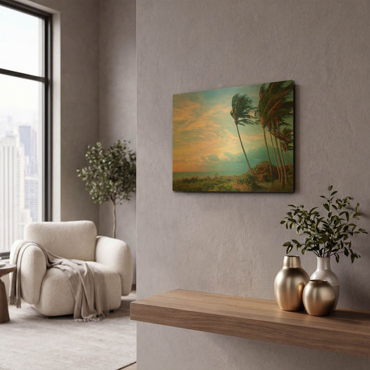 'Seabreeze' By Jack Reed Gold Metal Wall Art