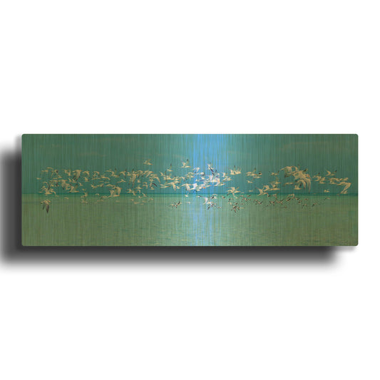'Sugarlife Seabirds' By Jack Reed Gold Metal Wall Art