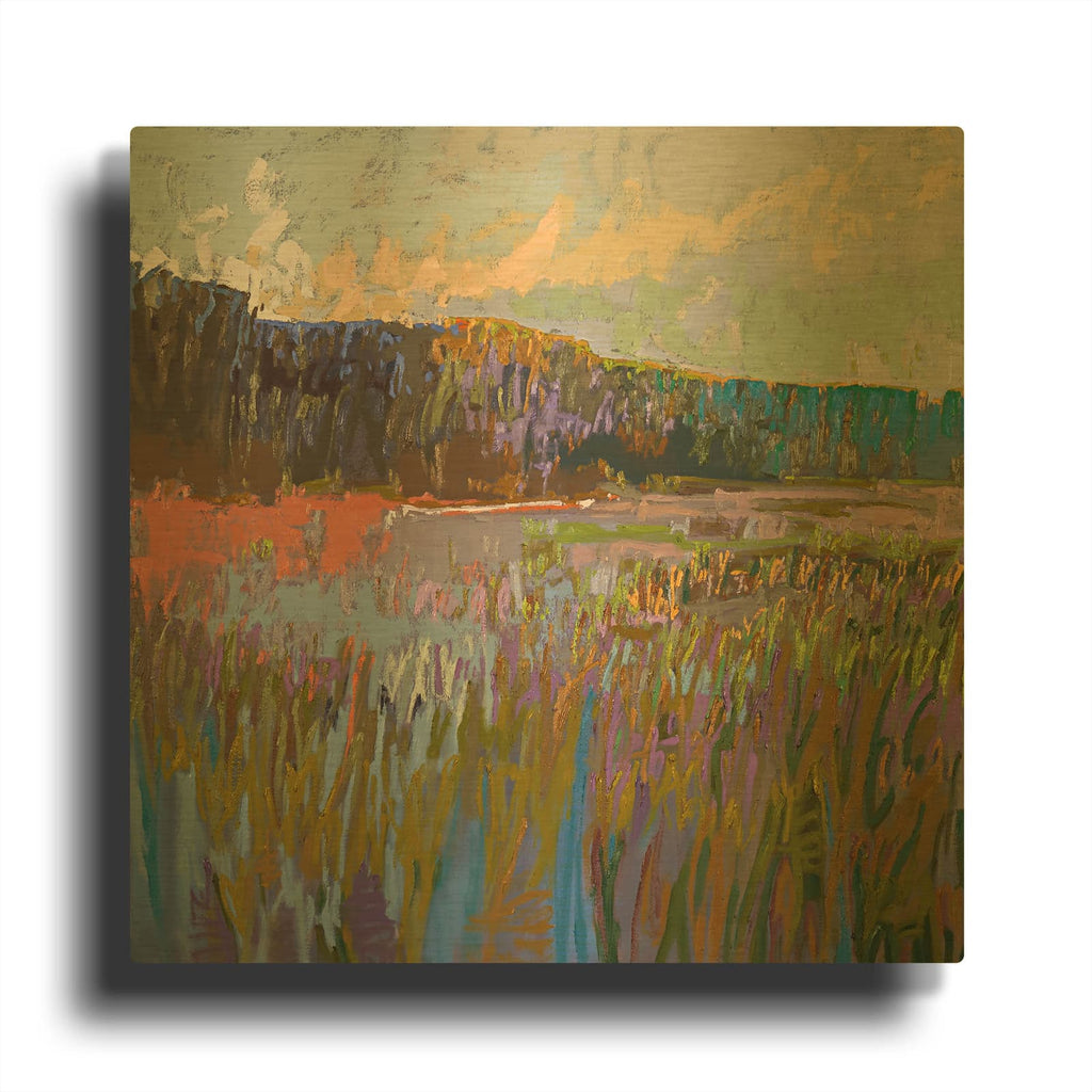 'More than the Eye Can See' By Jane Schmidt Gold Metal Wall Art