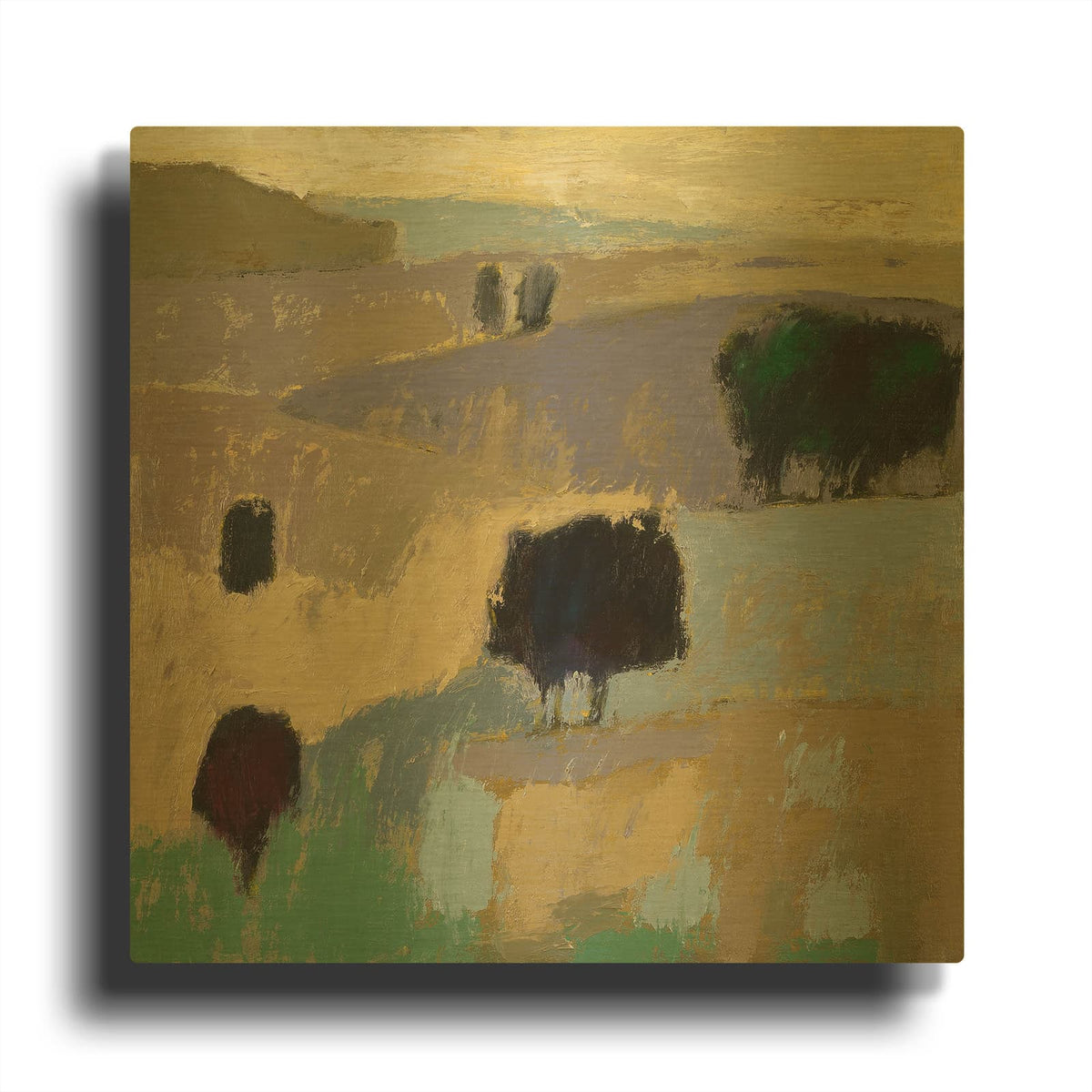 'From What I Remember' By Jane Schmidt Gold Metal Wall Art