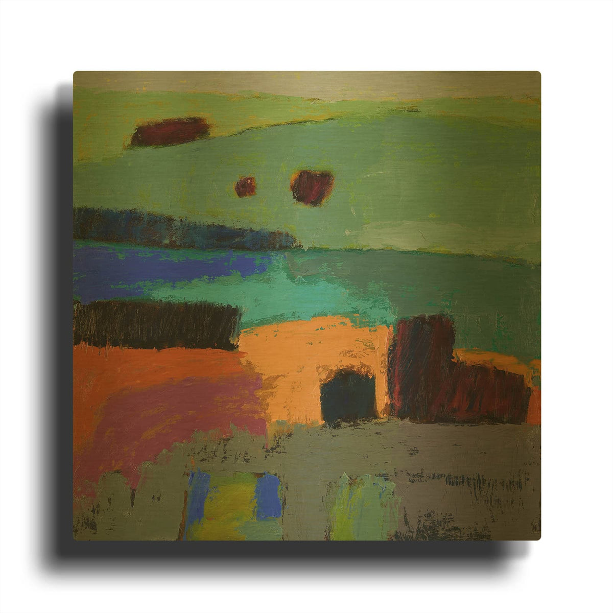 'From What I Saw' By Jane Schmidt Gold Metal Wall Art