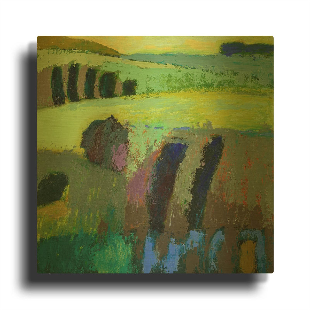 'From What I Thought' By Jane Schmidt Gold Metal Wall Art