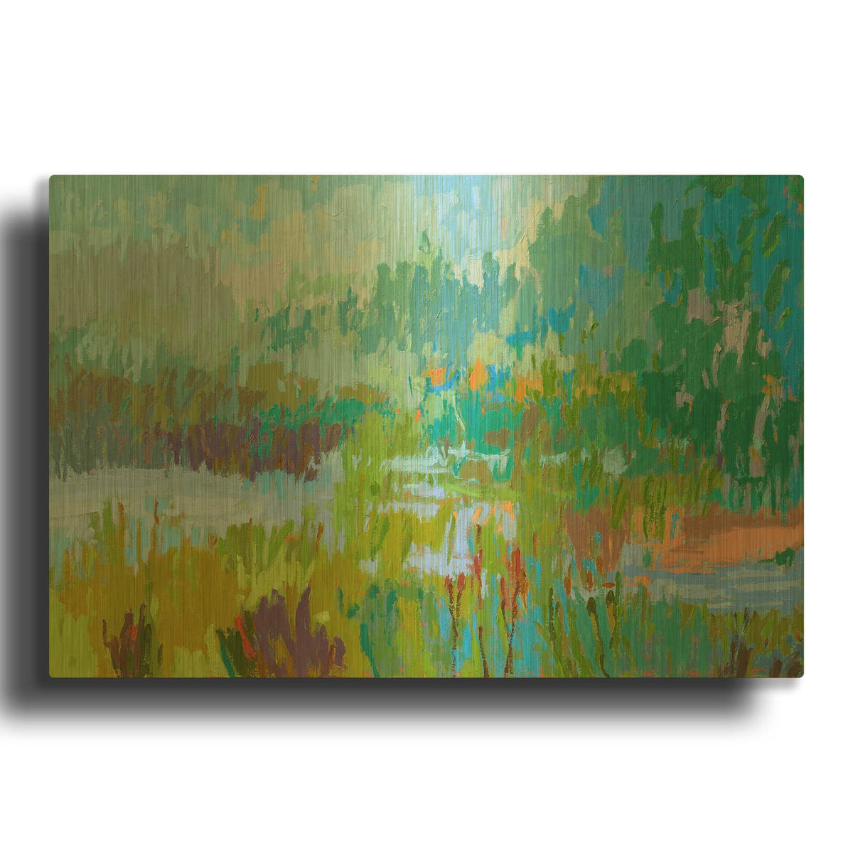 'Southern Charm II' By Jane Schmidt Gold Metal Wall Art